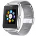 Ceas Smartwatch cu Telefon iUni Z60, Curea Metalica, Touchscreen, Camera, Notificari, Silver + Card