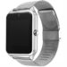 Ceas Smartwatch cu Telefon iUni Z60, Curea Metalica, Touchscreen, Camera, Notificari, Silver + Card